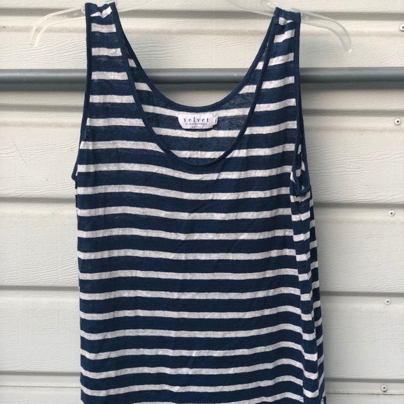Velvet by Graham & Spencer Tops - Striped Tank